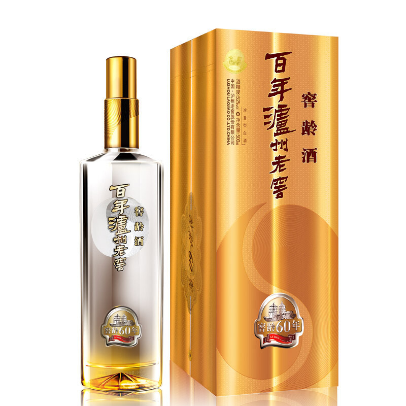 瀘州老窖60年白酒包裝圖片