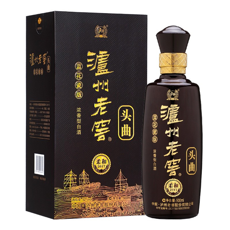 瀘州老窖頭曲白酒包裝圖片
