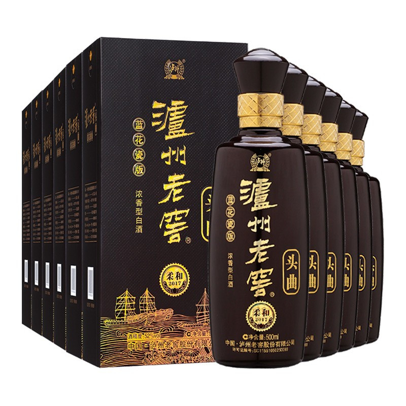 瀘州老窖頭曲白酒包裝圖片