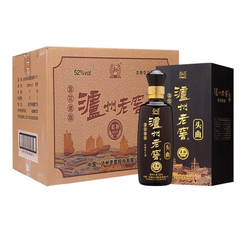 瀘州老窖頭曲白酒包裝圖片