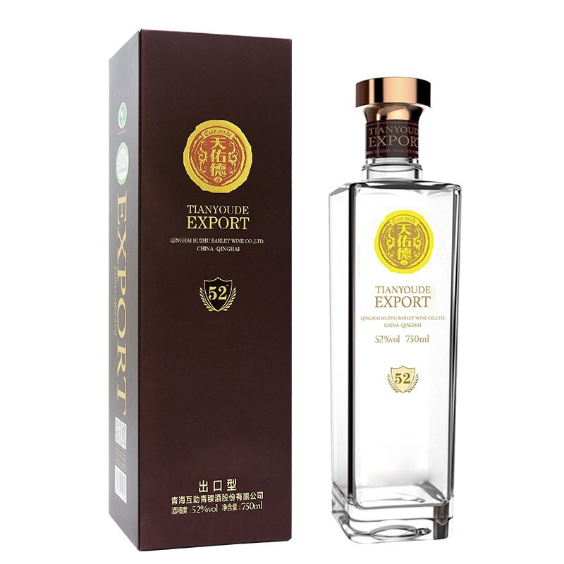天佑德青稞白酒瓶型圖片