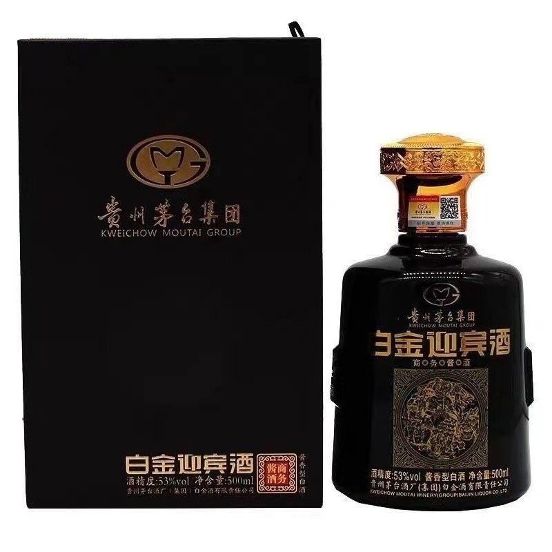 茅臺(tái)迎賓白酒禮盒圖片