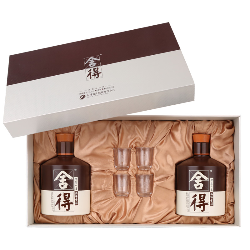 舍得禮盒白酒包裝圖片