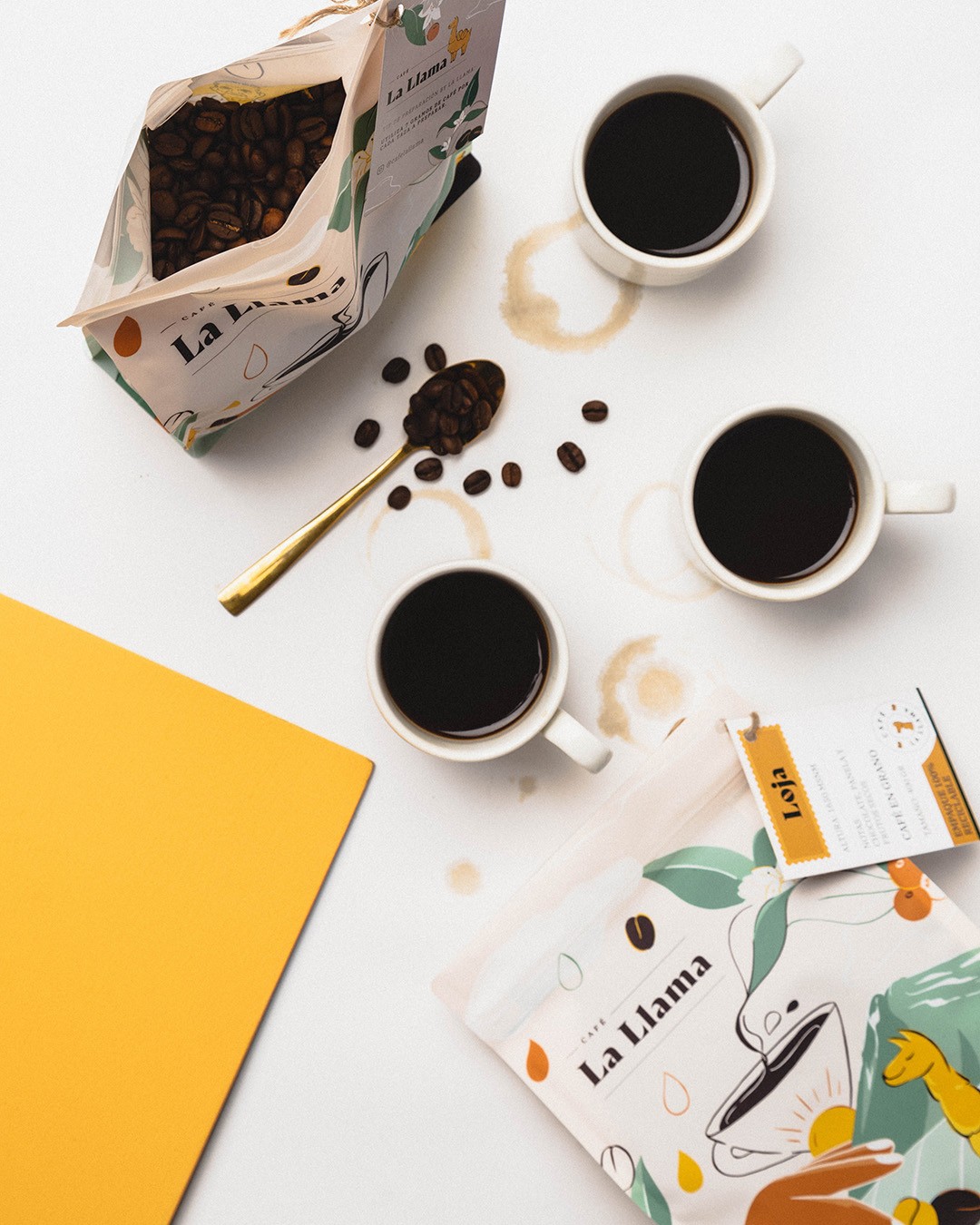艺点环保咖啡包装设计案例-每天一点创意 