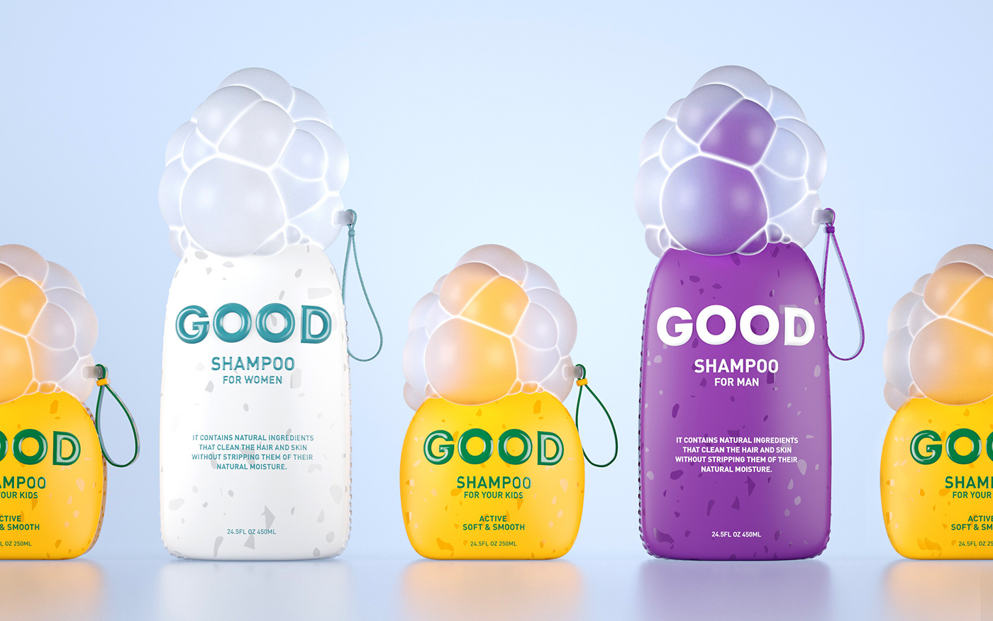 洗护用品瓶型设计四大技巧 