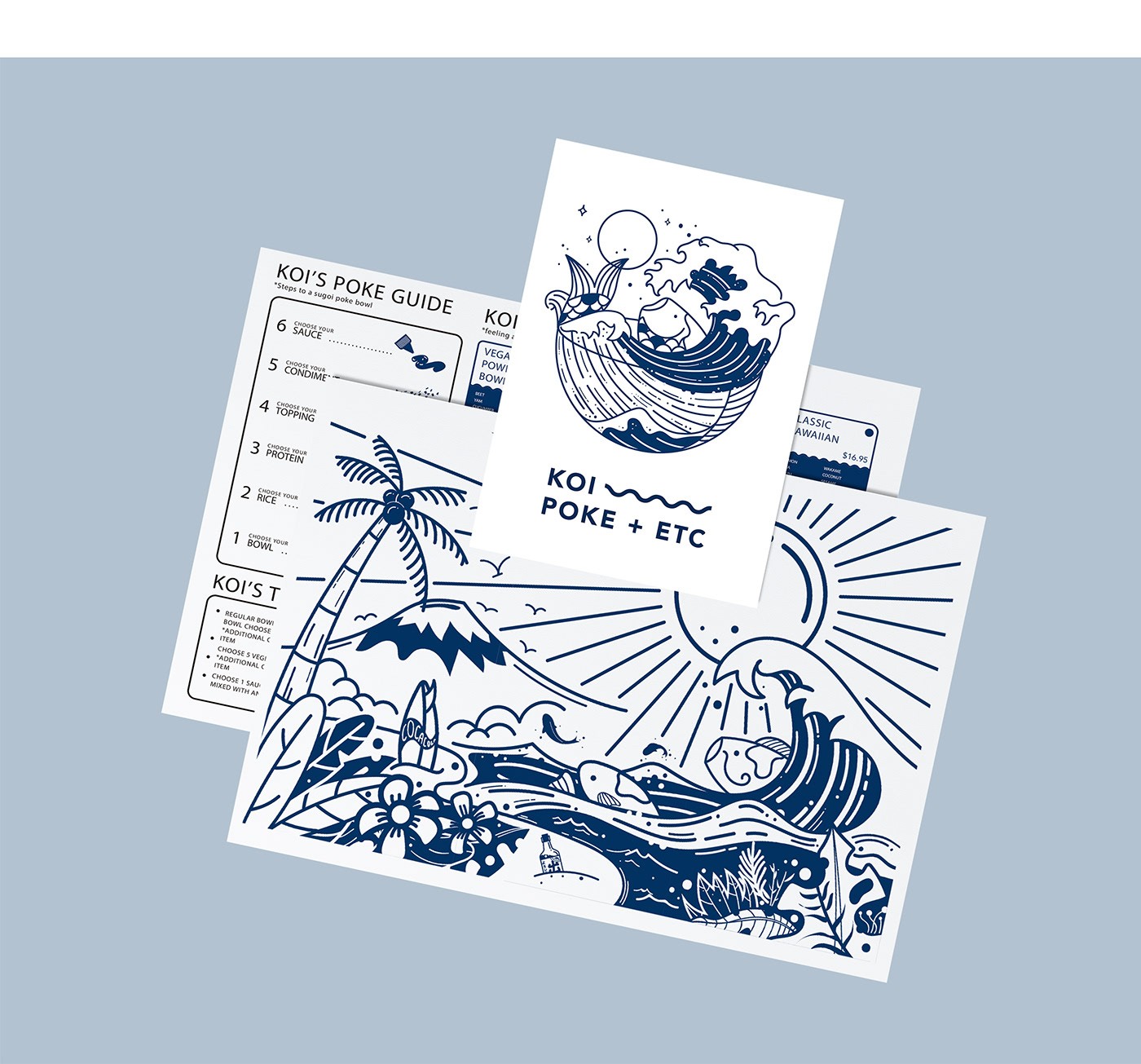 海鮮主題餐廳視覺設計案例圖集 