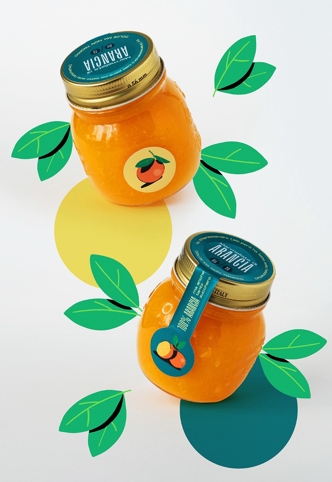 橘子果酱瓶型设计作品鉴赏 