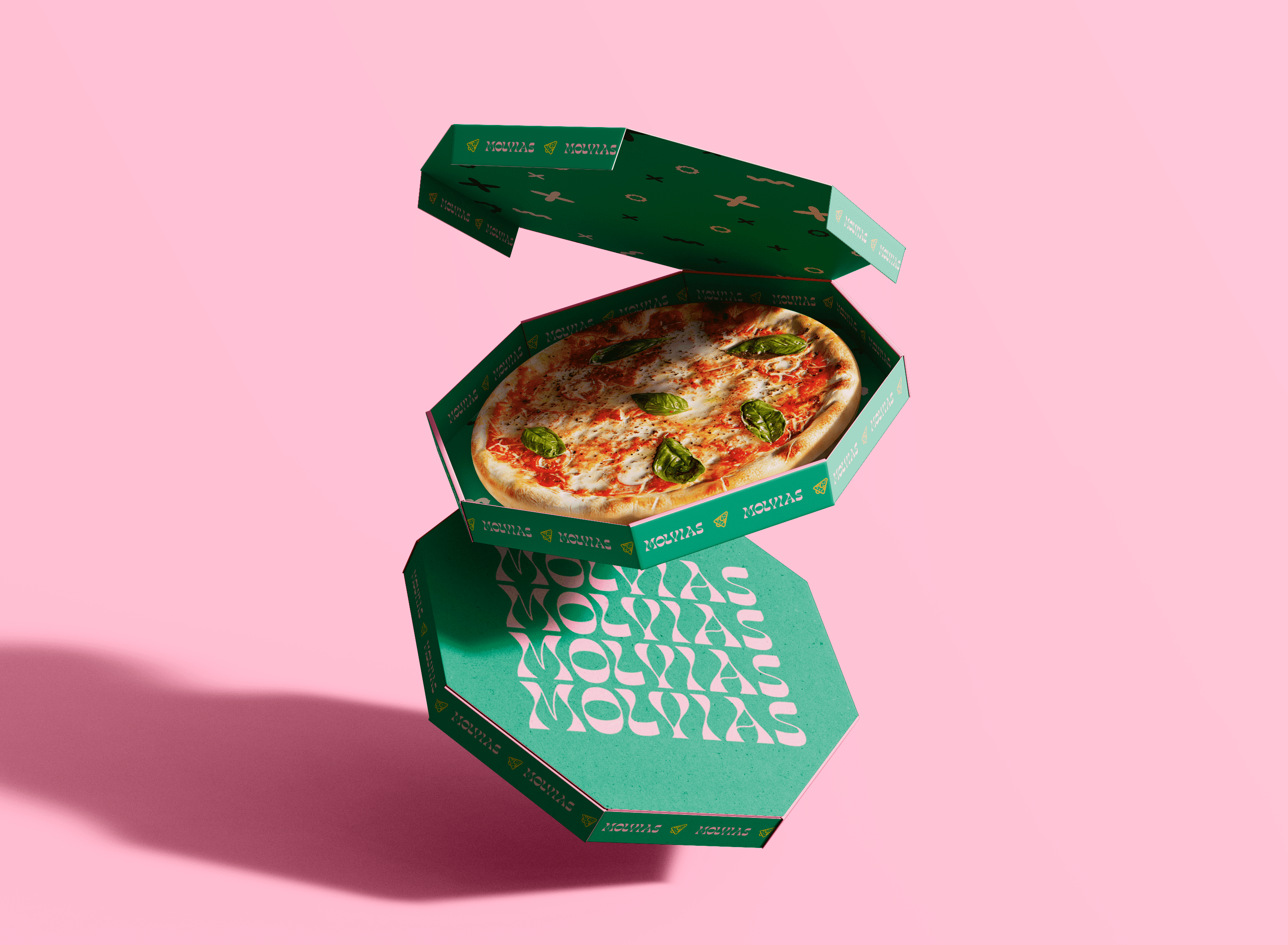 披萨外卖包装盒设计作品鉴赏 