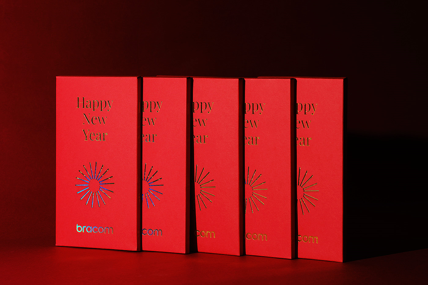 新年红包设计也可以这么酷，氛围感满分！ 