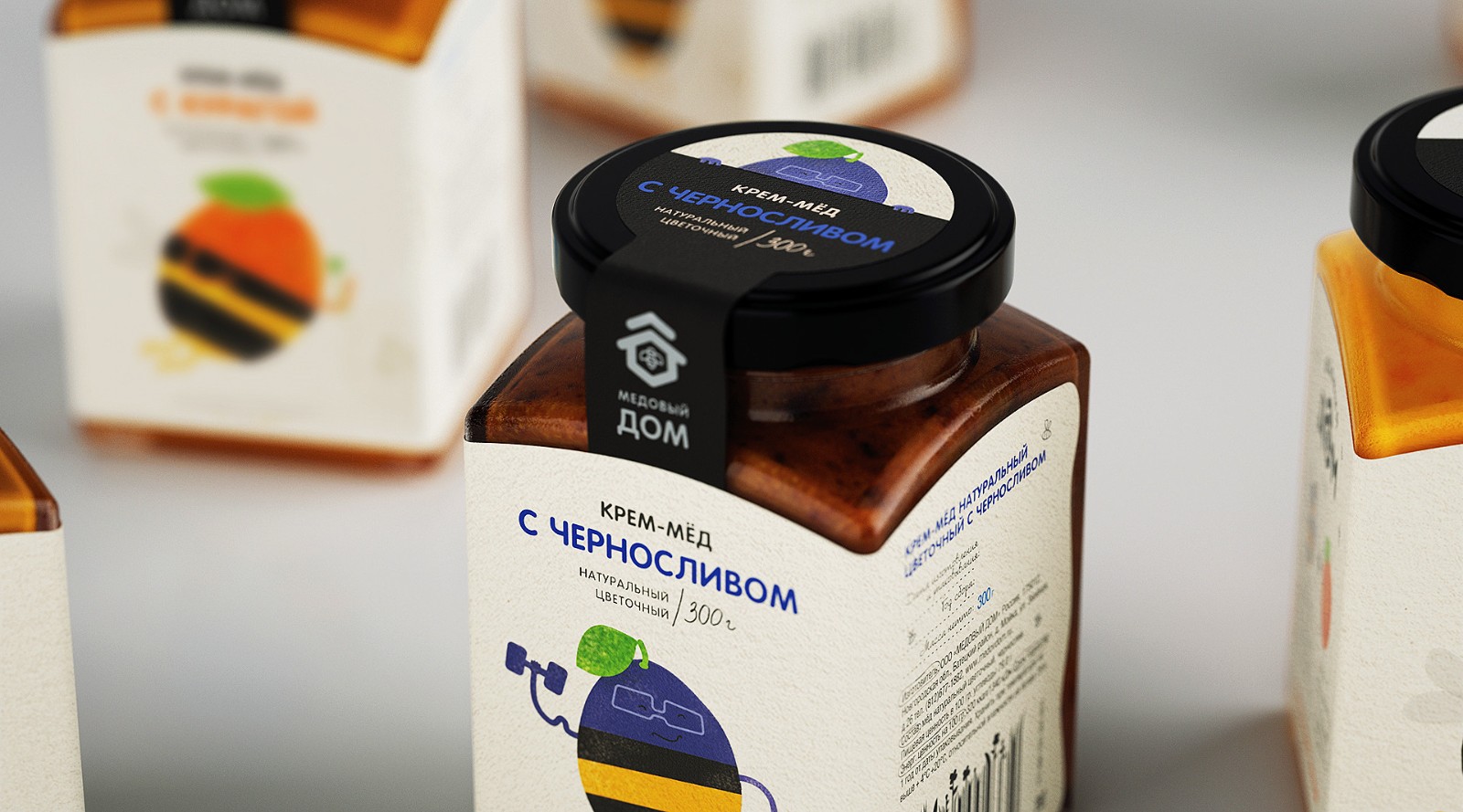 俄罗斯蜂蜜包装设计作品赏析 