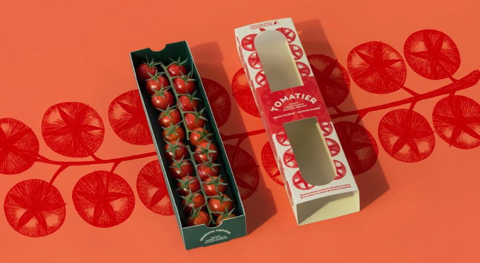 西红柿包装盒设计案例鉴赏 