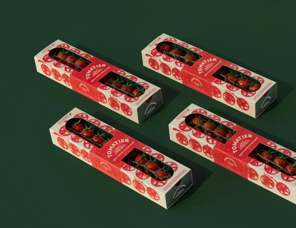 西红柿包装盒设计案例鉴赏 