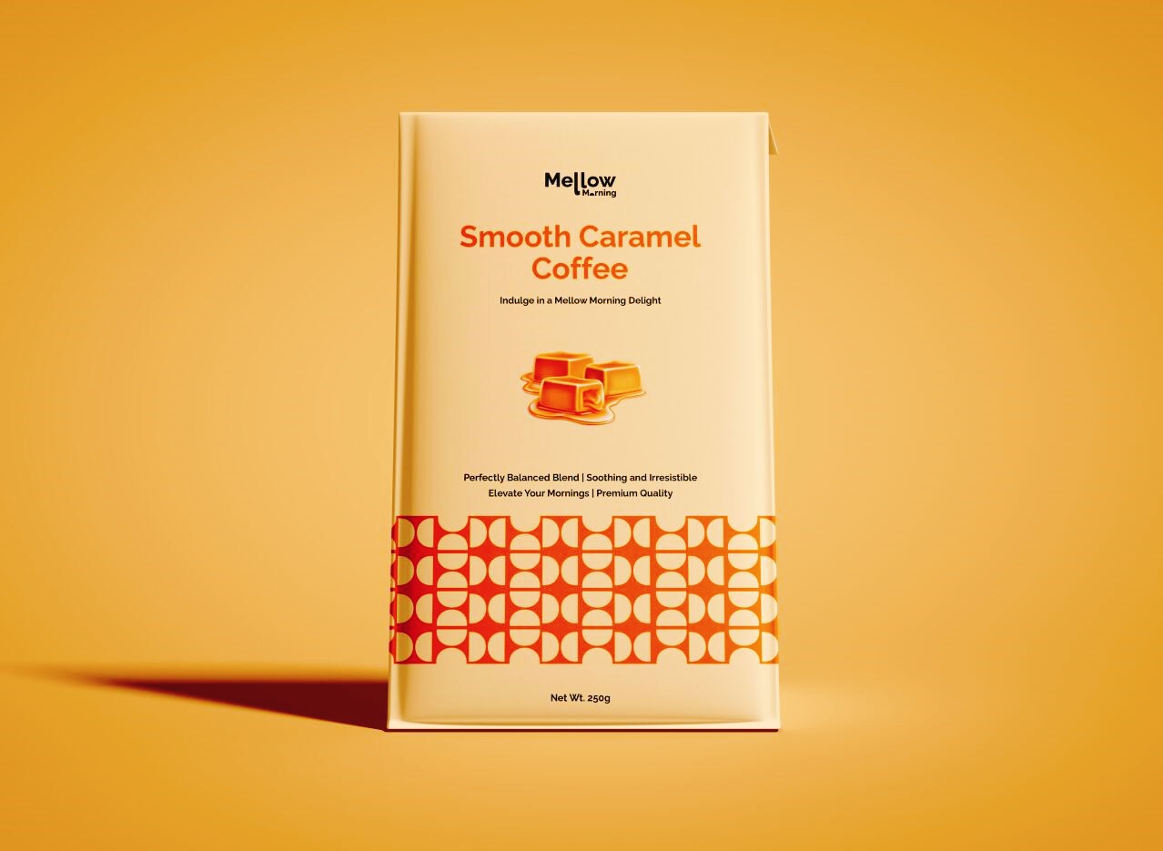 柔和的咖啡包装设计作品赏析 