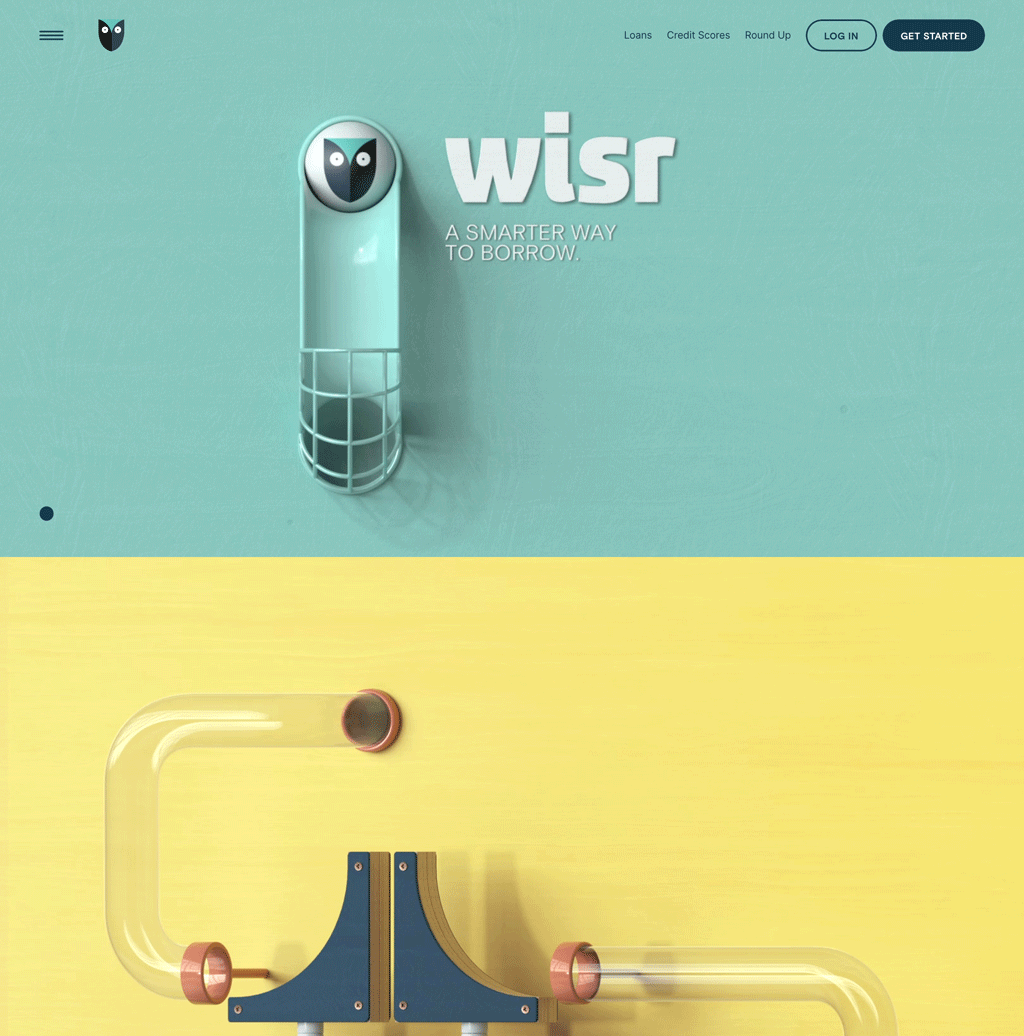 贷款公司Wisr网站设计