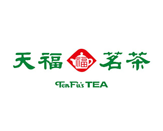 酒类饮料-天福茗茶标志LOGO图片