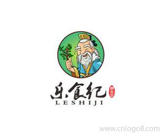 酒店餐饮-乐食纪标志LOGO图片