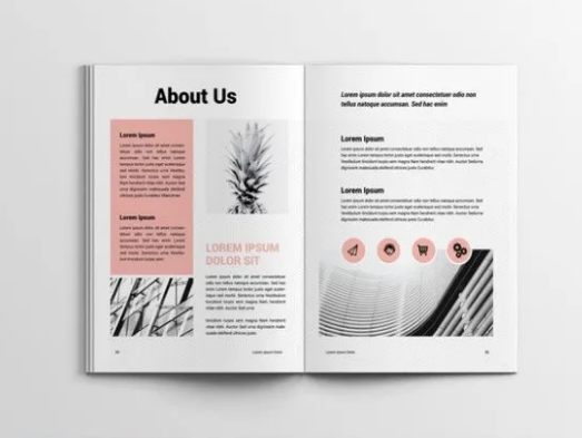 长沙企业宣传画册设计有哪些常见的版式 