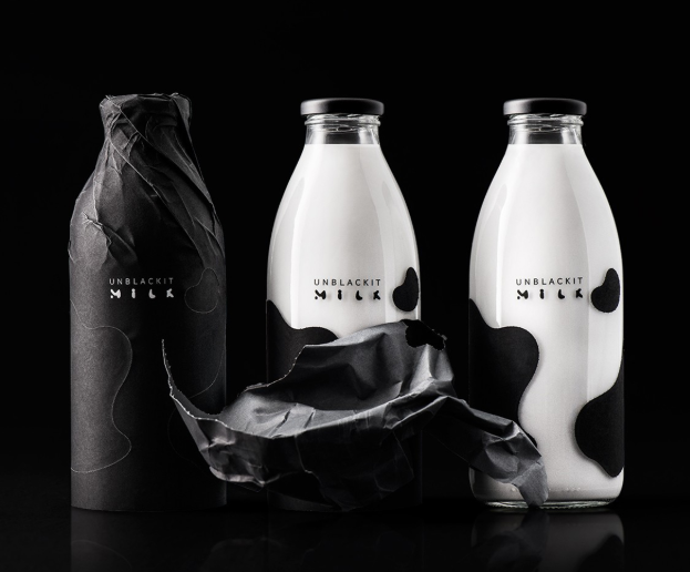 牛奶包装设计作品欣赏 