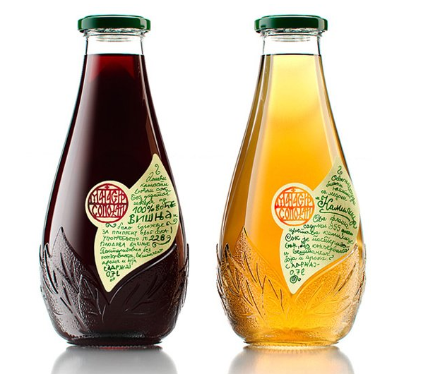 国外果汁瓶型设计作品欣赏 