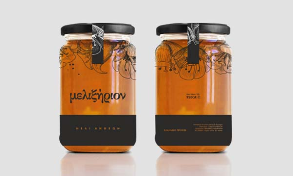 蜂蜜瓶型包装设计作品欣赏 