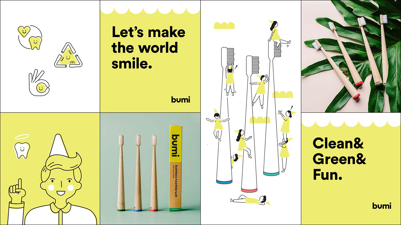 牙刷品牌标识设计案例作品图集 