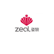 ZEAL姿旅品牌宣传标语：寓意zeal女箱像贝壳一样精致轻盈，色彩斑斓，尽显女性旅途风姿 