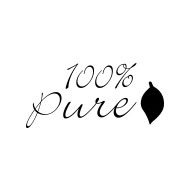 100% Pure品牌宣传标语：你的美 不需要添加 