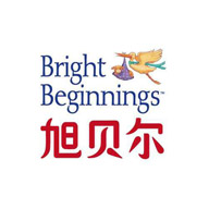 旭贝尔Bright Beginnings品牌宣传标语：源自美国的纯净奶粉 