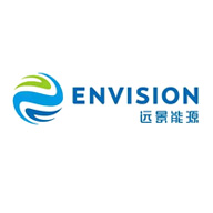 ENVISION远景能源品牌宣传标语：为人类的可持续未来解决挑战 