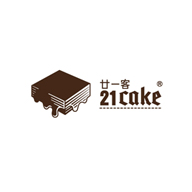 21Cake品牌宣传标语：只做新鮮的方形蛋糕 