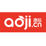 aoji澳际教育品牌宣传标语：境内外全价值教育服务平台 