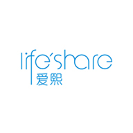 life share爱熙品牌宣传标语：健康美丽人生 