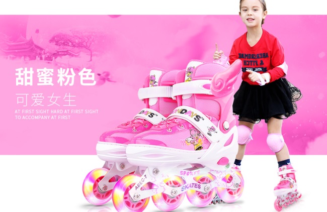 MONDAYS曼迪斯品牌宣传标语：专注儿童溜冰鞋