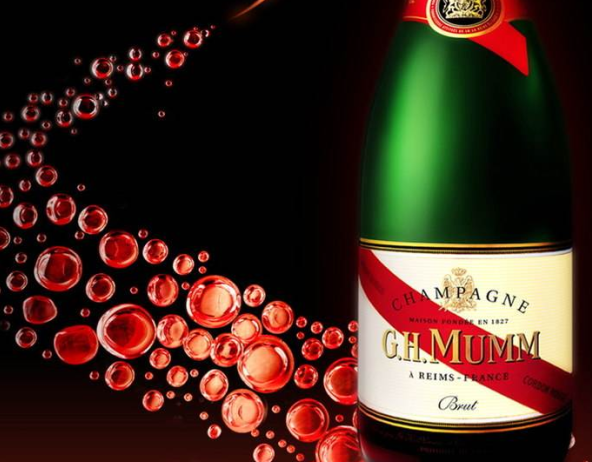Mumm玛姆品牌宣传标语：香槟产业先驱