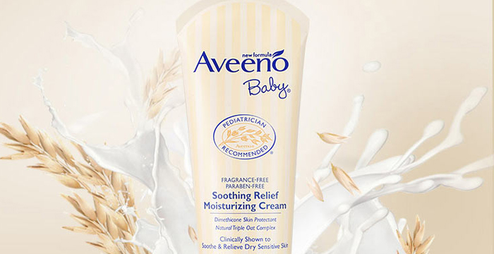 Aveeno艾维诺品牌宣传标语：来自美国72年燕麦传奇！