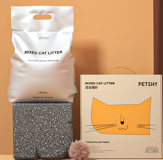 petshy猫砂品牌宣传标语：专为宠物习惯定制
