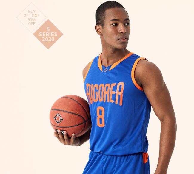 RIGORER准者品牌宣传标语：打造出最能诠释篮球文化的篮球服套装