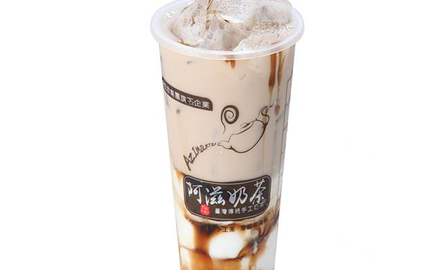阿滋奶茶品牌宣传标语：一杯手工茶 幸福装满杯