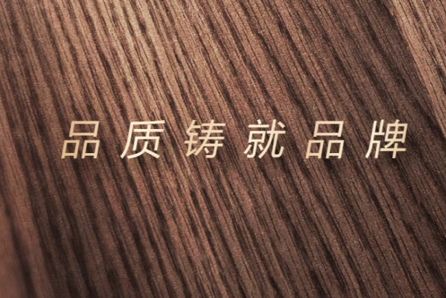 百林盛世品牌宣传标语：品质生活 百林板材 