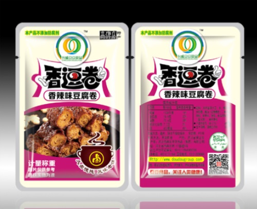 豆豆食品品牌宣传标语：丝丝营养 丝丝清香