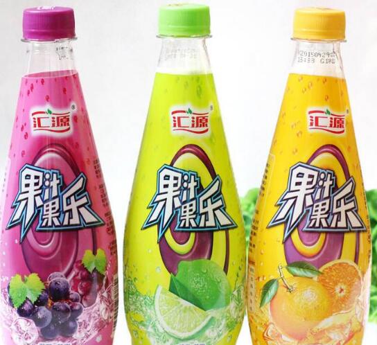 果汁果乐品牌宣传标语：汇源集团专为年轻一代量身打造的加汽复合果汁饮料品牌