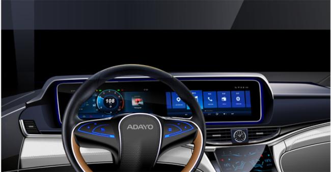 ADAYO华阳品牌宣传标语：让您享受更有魅力的智能汽车生活