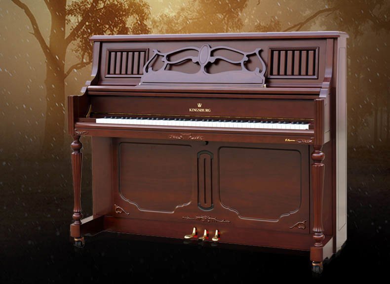 金斯波格KINGSBURG品牌宣传标语：具有欧洲风格的高品质钢琴