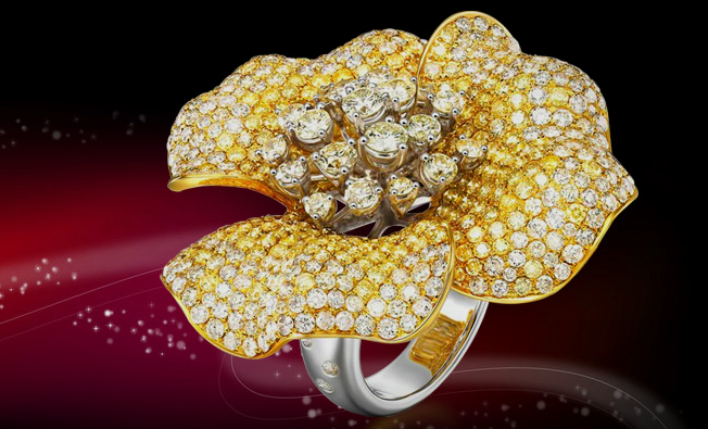 俊朗珠宝品牌宣传标语：钻石品质 钻石服务