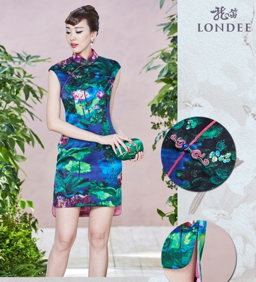 龙笛旗袍LONDEE品牌宣传标语：东方优雅