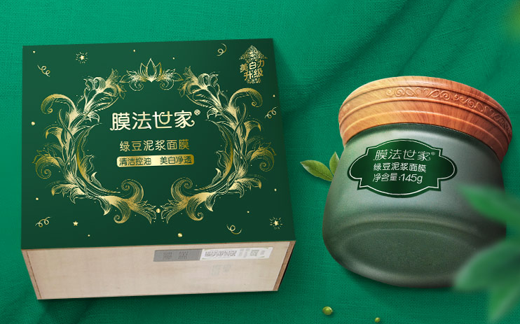 膜法世家品牌宣传标语：中国好面膜，天然好膜法——膜法世家