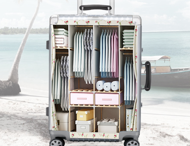 希格瑞品牌宣传标语：为旅行定制的行李箱