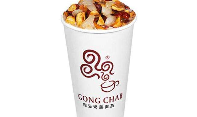 GONGCHA四云奶盖贡茶品牌宣传标语：贡享好茶 