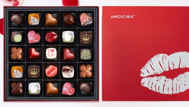 Amovo魔吻品牌宣传标语：轻奢品质