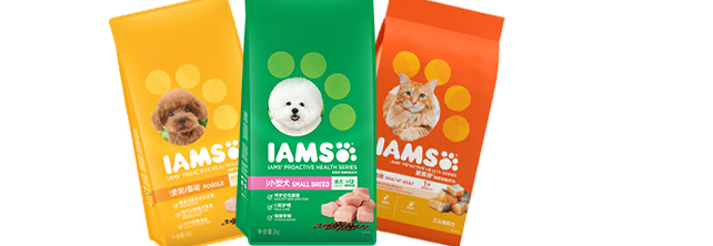 IAMS爱慕思品牌宣传标语：定制级营养配方